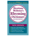 MERRIAM WEBSTER RHYMING D ICTIONARY