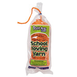 3 PLY SCHOOL ROVING YARN SKEIN ORNG