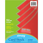 ARRAY CARD STOCK BRIGHTS ROJO RED