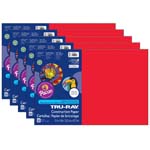 (5 PK) TRU RAY 12X18 FEST IVE RED