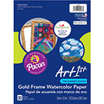 ART1ST GOLD FRAME WATERCO LOR PAPER