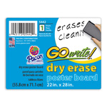 DRY ERASE POSTER WHITE 22 X28 25/CT