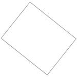 WHITE COATED POSTER BOARD 25 SHEETS