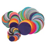 ART TISSUE CIRCLES ASSRTM NT 2250PCS