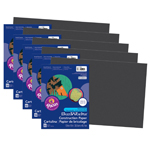 (5 PK) CONSTRUCTION PAPER BLACK