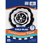 CONSTRUCT PAPER BLK & WHT 144 SHTS