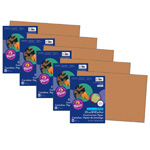 (5 PK) CONSTRUCTION PAPER BROWN