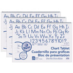 (3 EA) CHART TABLET 1.5IN RULED 25