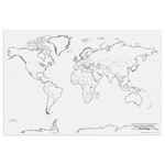 GIANT WORLD MAP 48IN X 72 IN