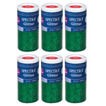 (6 EA) GLITTER 4OZ GREEN