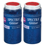 (2 EA) GLITTER 1LB BLUE