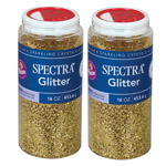 (2 EA) GLITTER 1LB GOLD