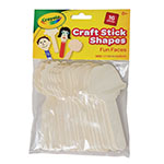 FUN FACES STICKS NATURAL 16 COUNT