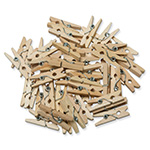 MINI CLOTHESPINS NATURAL 50 PIECES