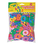 FOAM LETTERS & NUMBERS 26 6CT