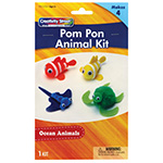 CRAFT KIT OCEAN ANIMALS A SSORT