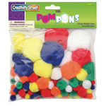 POM PONS BRIGHT HUES ASSO RTED SIZES