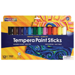 TEMPERA PAINT STICKS 12 A SST COLORS