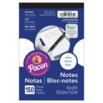 WHITE NOTE PADS 4X6 150 C T