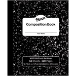 BLACK COMPOSITION BOOK 9. 75 X 7.75