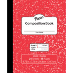 MARBLE COMPOSITION BOOK G R 3 RED