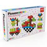 108PCS PICASSO TILES MAGN ETIC CUBES