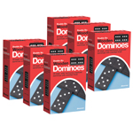 (6 EA) DOUBLE SIX DOMINOE S