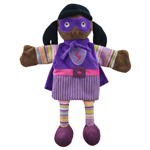 SUPER HERO PUPPET PURPLE OUTFIT
