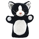 PUPPET BUDDIES CAT (BLACK & WHITE)