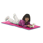 TODDLER MAT BLUE/PINK WIT H PILLOW