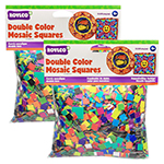 (2 PK) MOSAIC SQUARES