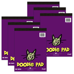 (6 EA) KIDS DOODLE PAD 9X 12 80