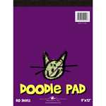 KIDS DOODLE PAD 9X12 80 S HEETS