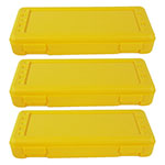 (3 EA) RULER BOX YELLOW