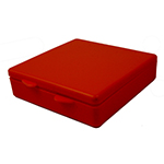 MICRO BOX 4X4X1IN RED