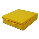 MICRO BOX 4X4X1IN YELLOW