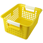 YELLOW BOOK BASKET