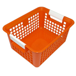 ORANGE BOOK BASKET