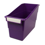 PURPLE SHELF FILE WITH LA BEL HOLDER