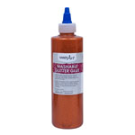 WASHABLE GLITTER GLUE 8 O Z ORANGE