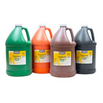 TEMPERA PAINT 4 GAL KIT O R GR BR BL