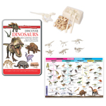 TIN SET DISCOVER DINOSAUR S