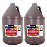 (2 EA) BROWN WASHABLE PAI NT GALLON