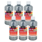 (6 EA) GLITTER TEMPERA 16 OZ SILVER