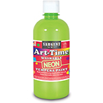 ARTTIME NEON PAINT 16OZ G REEN