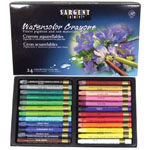 WATERCOLOR CRAYONS 24 COL ORS