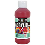 SARGENT ART ACRYLIC PAINT 8 OZ RED