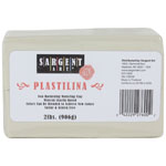 SARGENT ART PLASTILINA 2 LBS CREAM