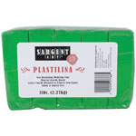 SARGENT ART PLASTILINA 5 LBS GREEN