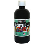 16OZ ACRYLIC PAINT - BLAC K